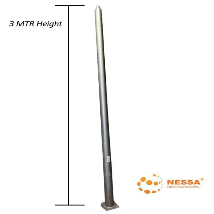 76mm Steel Conical Poles, For Street Light, 3 Meter