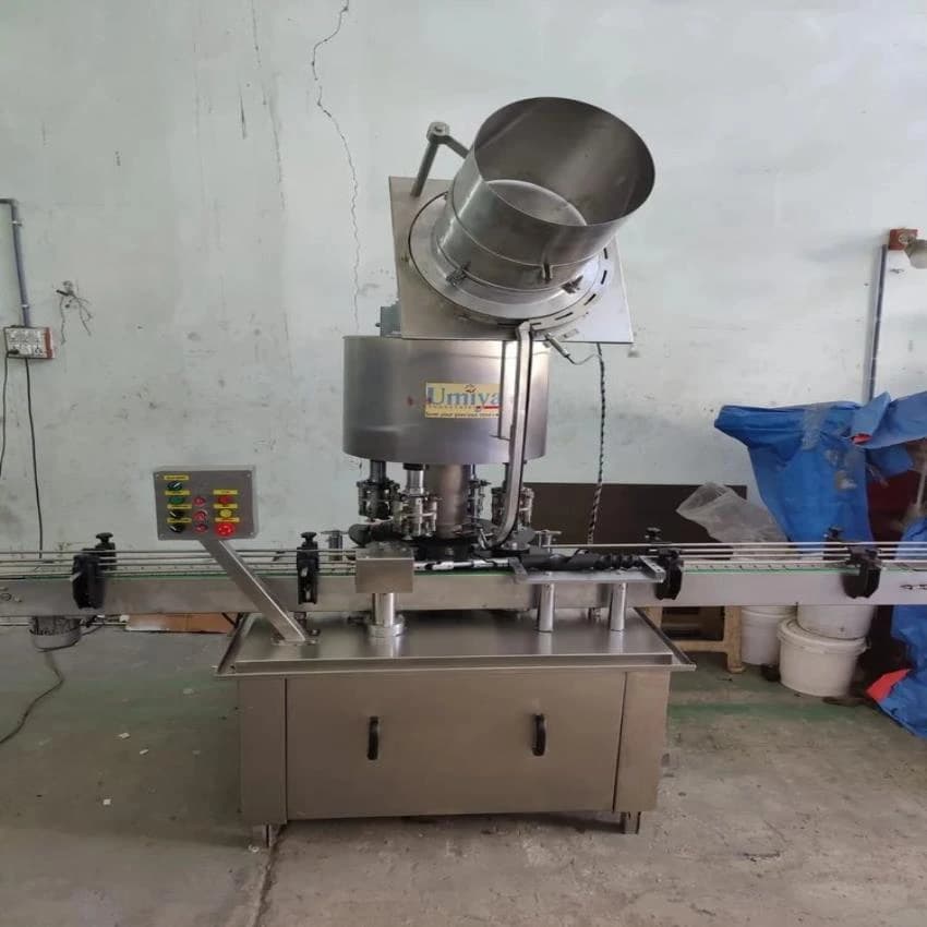 Automatic Bottle Capping Machine, Power Consumption: 1Hp, Capacity: 60BPM