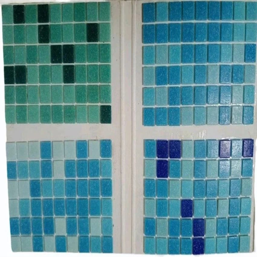 Swimming Pool Mosaic Tiles, 1x1 Feet(300x300 mm)