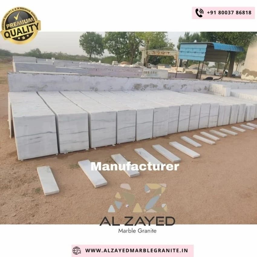 Makrana White Marble Flooring