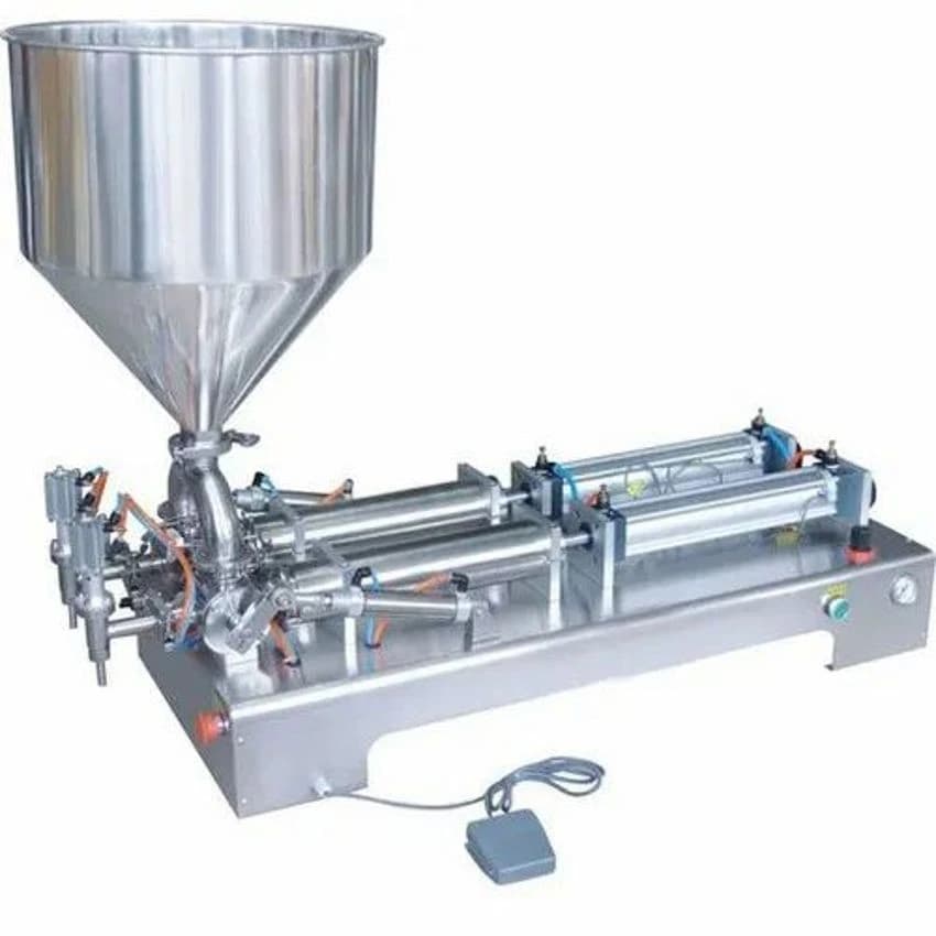 Stainless Steel Cosmetic Cream Filling Machine, 1.2 KW, Capacity: 50 Gm