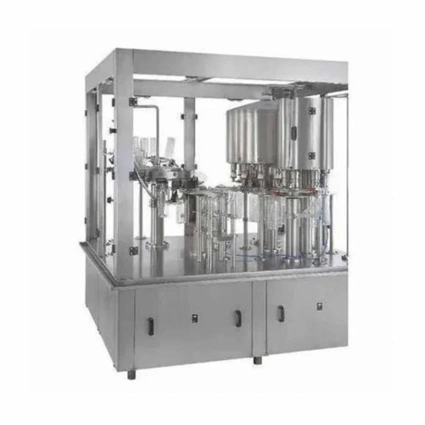 Automatic Rotary Bottle Rinsing Filling Capping Machine, 1-2 HP, Capacity: 20 BPM