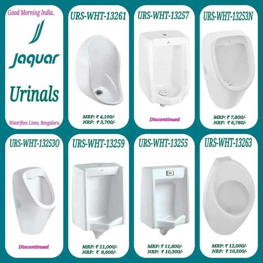 Ceramic Wall Mounted Urinals Hindware Flow Sensor Urinal, Usage: Bathroom