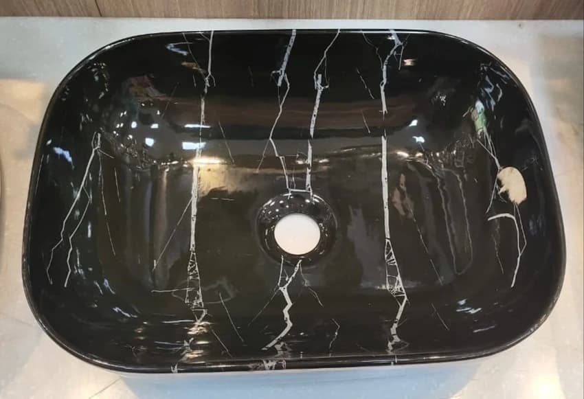 Ceramic Printed Wash Basin