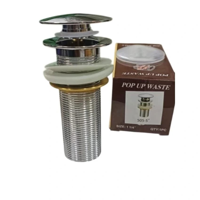 SS Pop Up Waste Coupling, Full Thread