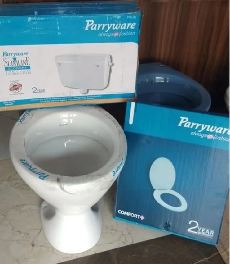 Floor Mounted Parryware Ewc Set
