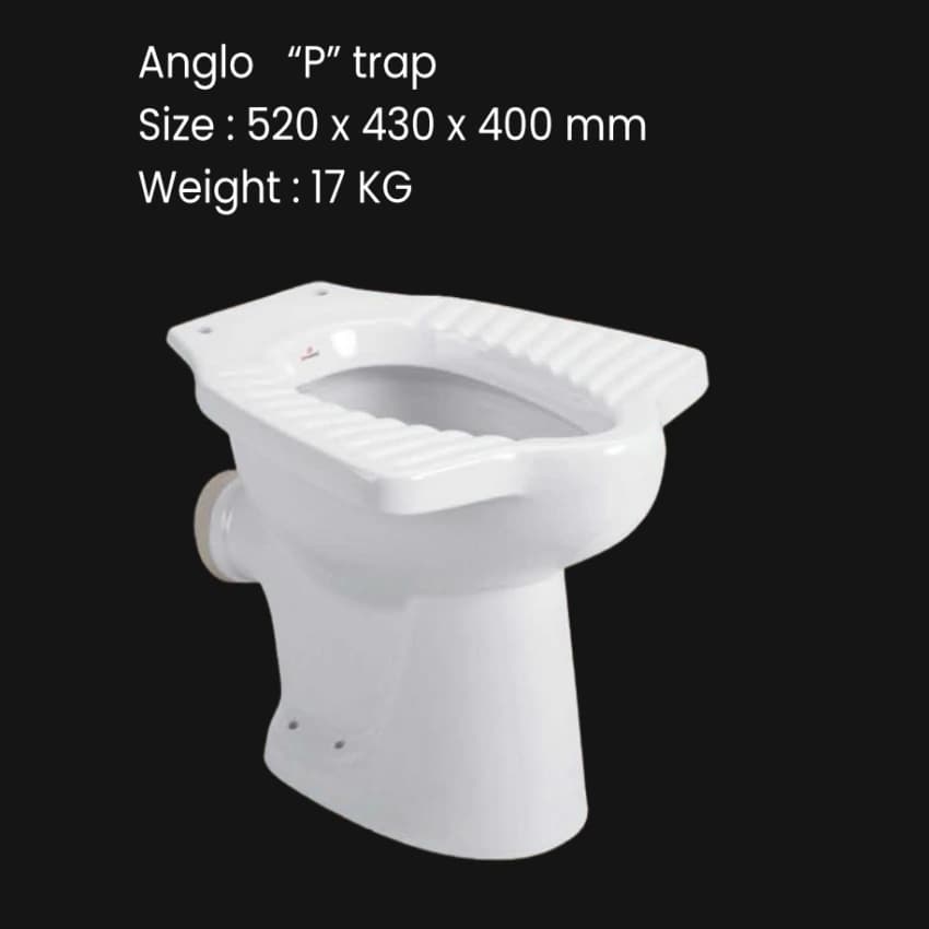 Squad White Water Closets Anglo India S & P, For Home