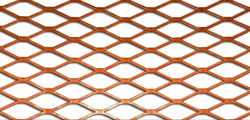 Copper Expanded Wire Mesh.