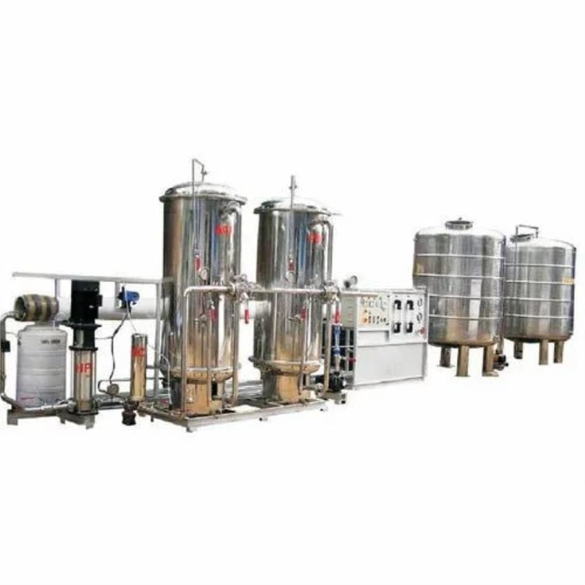 Automatic Packaged Drinking Water Plant, Capacity: 2000 Liter/Hour