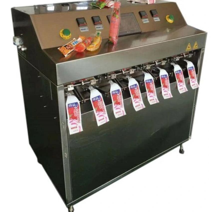 Electric Semi Automatic Fruit Juice Pouch Packing Machine, 5HP, Capacity: 500-1000 Per Hour