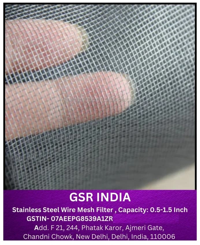 2mm Aluminium Micro Filter Mesh, Mesh Type: Pleated