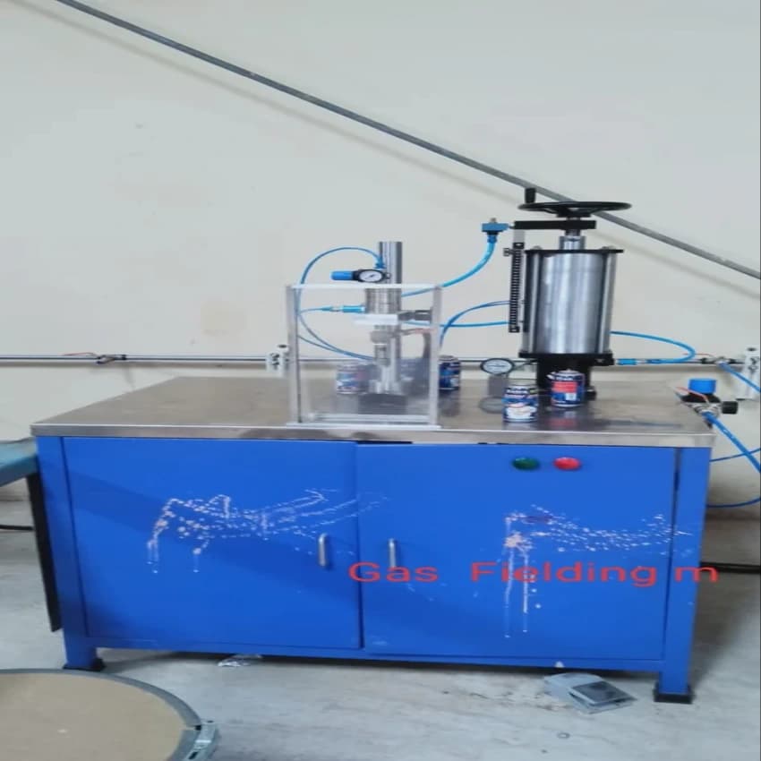 Aerosol Filling Machines, Capacity: 20 can/min