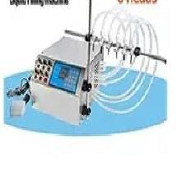 Semi Automatic 6 Head Digital Liquid Perfume Filling Machine