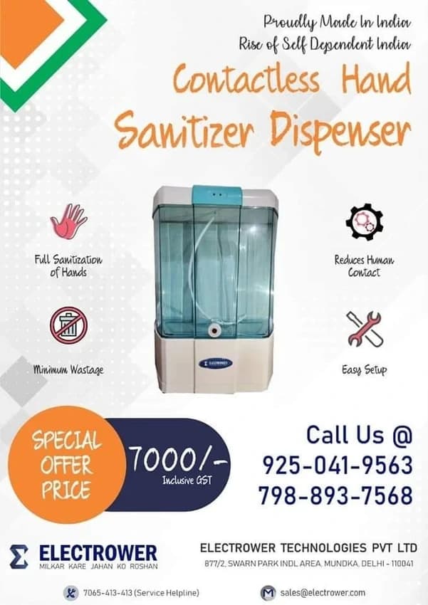 Automatic Hand Sanitizer Machine