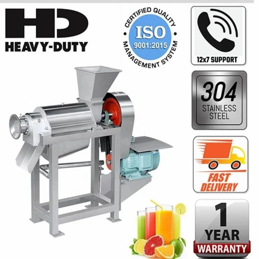 Fruit Tomato Apple Ginger Lemon Orange Vegetable Juice Extractor Extraction Pulper Machine