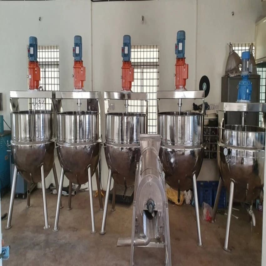Automatic Ss Fabtech Food Processing Pulp Unit, 500 kg