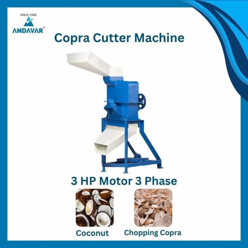 Semi Automatic Dry Copra Cutter Machine