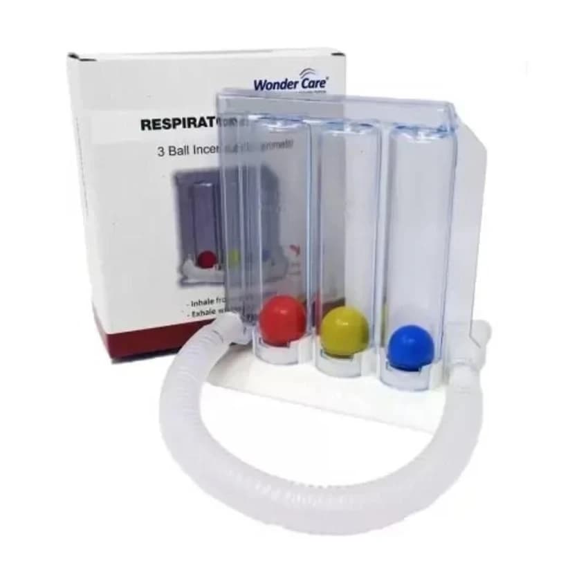 Wonder Care 3 Ball Incentive Spirometer