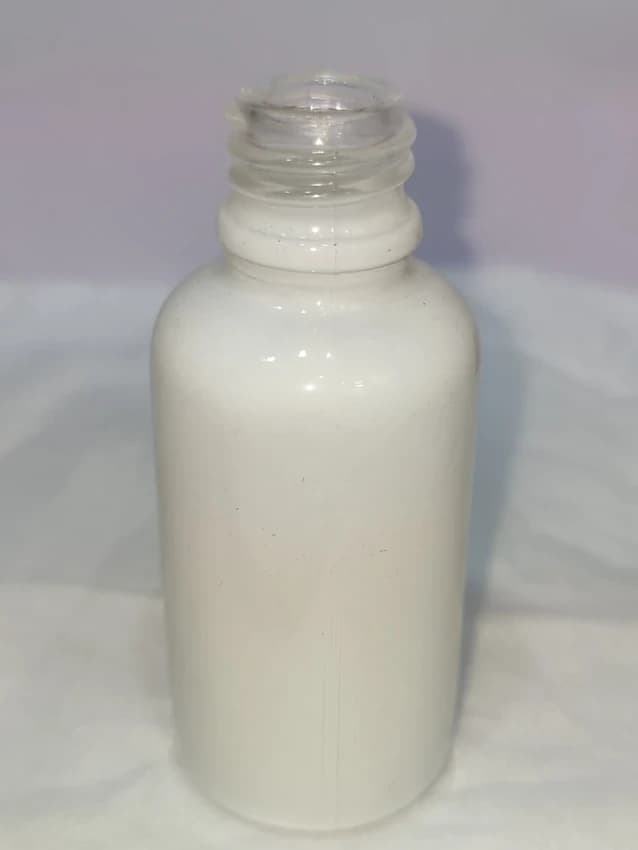 30ML WHITE AVON GLASS BOTTLE, For Cosmetics