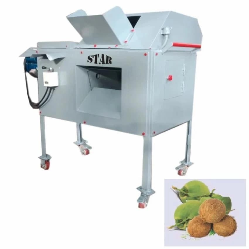 Semi Automatic Coconut Dehusking Machine