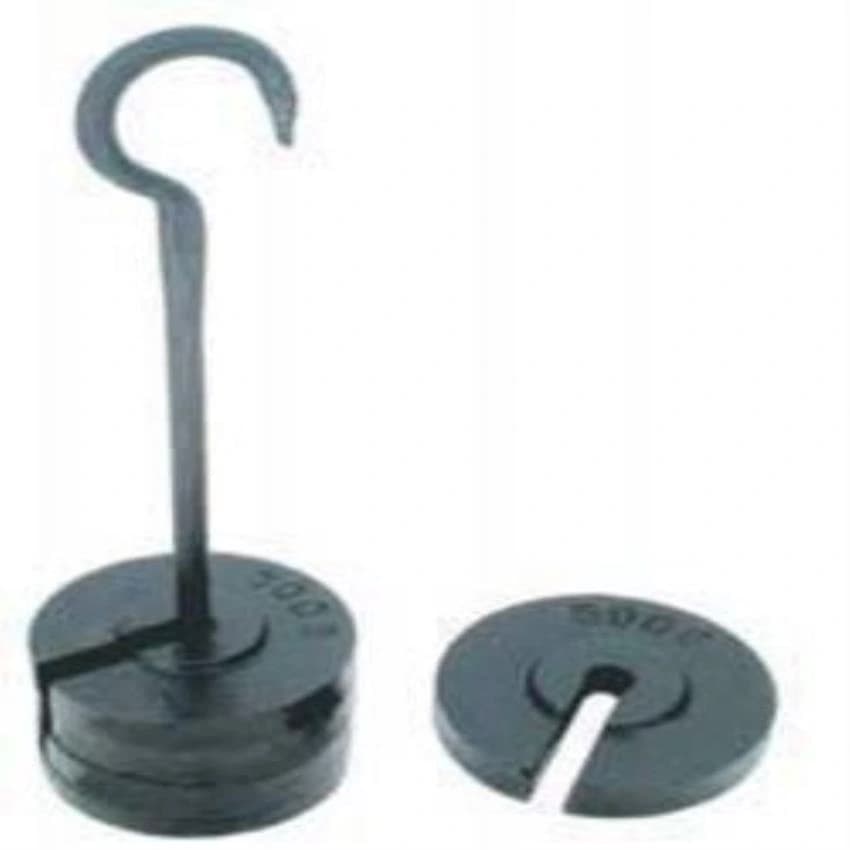 PSAW Cast Iron Slotted Weight - lron Black Painted, For Laboratory