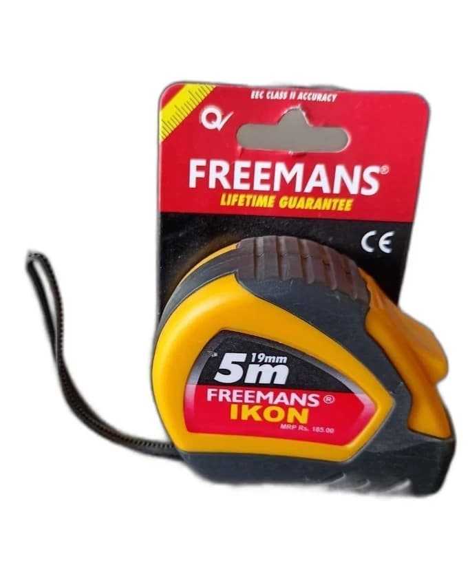 Freemans IKON Measuring Tape, 5m, Size: 19mm