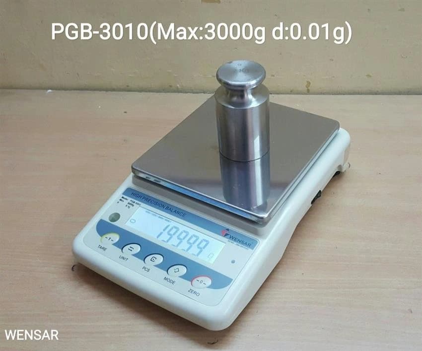 External Digital Wensar Precision Balance, Size: 180 X 195 mm, Model Name/Number: PGB3010