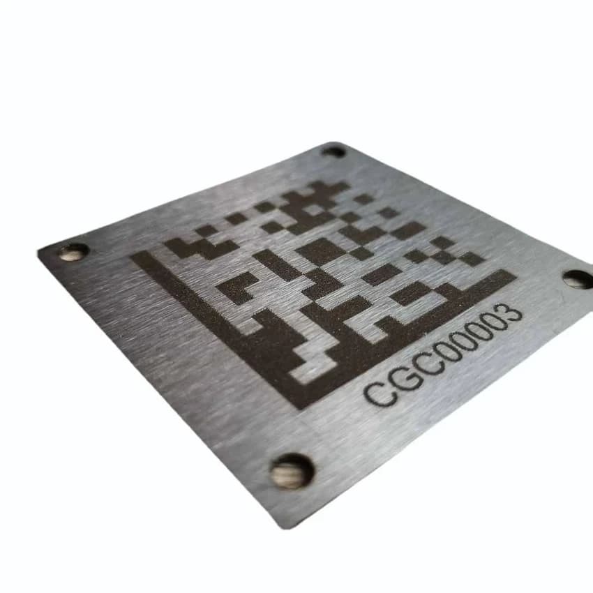 Stainless Steel Laser Engraving Metal Tag