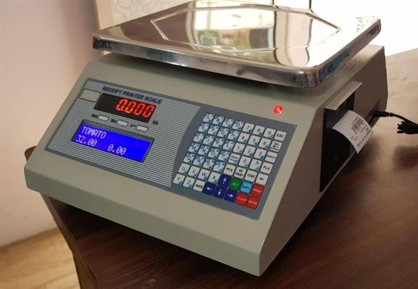 TITAN SCALES Mild Steel Label Barcode Printing Scale, Model Name/Number: TST-30, Accuracy: 5 Gm