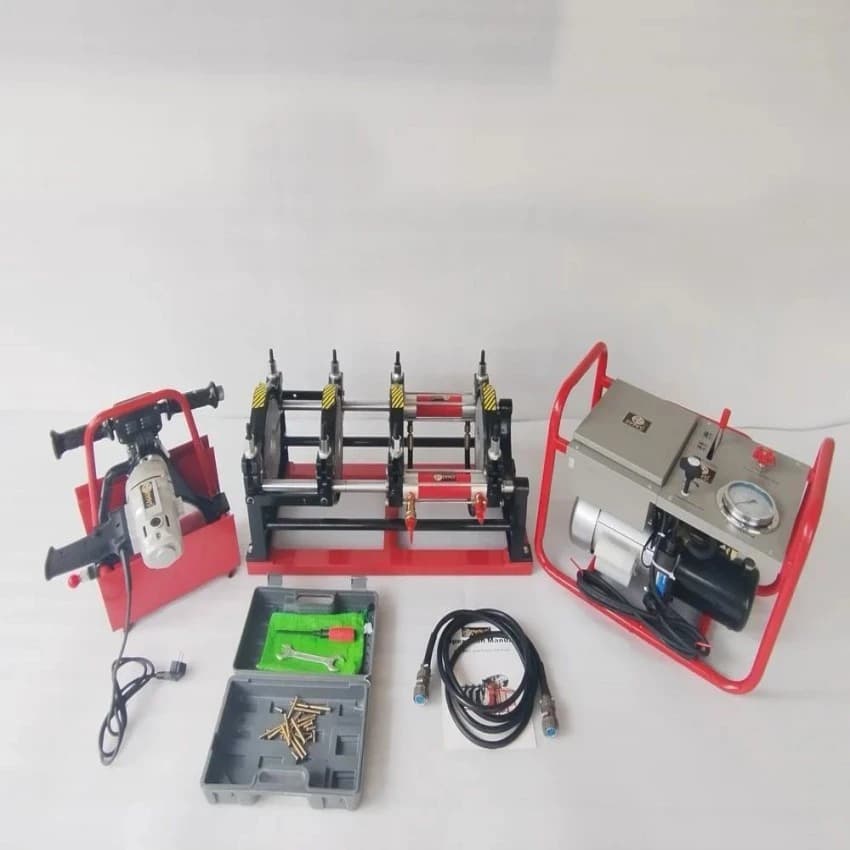 Electric Or Genset 1 Ph Hdpe Pipe Welding Machine 63mm to 200mm, 3250 Watt, Capacity: 12 Hrs