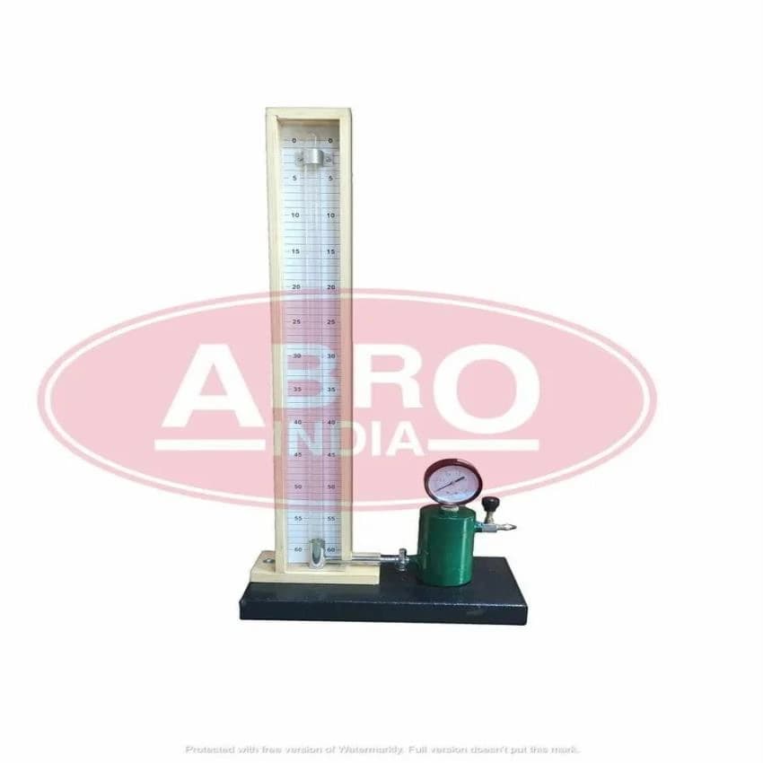Boyles Law Apparatus (Pressure Gauge Type)