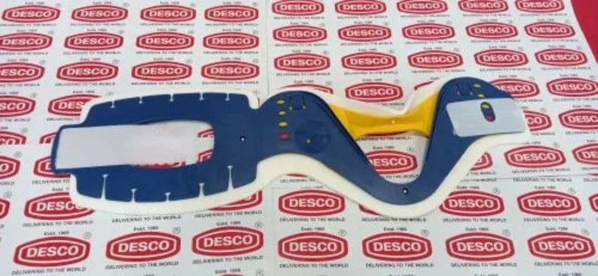 DESCO Contoured Shape Cervical Collar Adjustable, For Neck Support, Size: 60.5 X 50 X 41 cm
