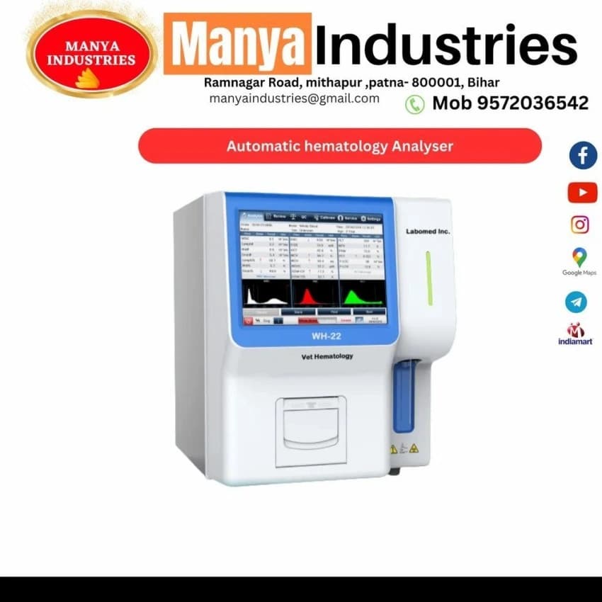 Automatic Fully Automated Hematology Analyzers, 5 Part