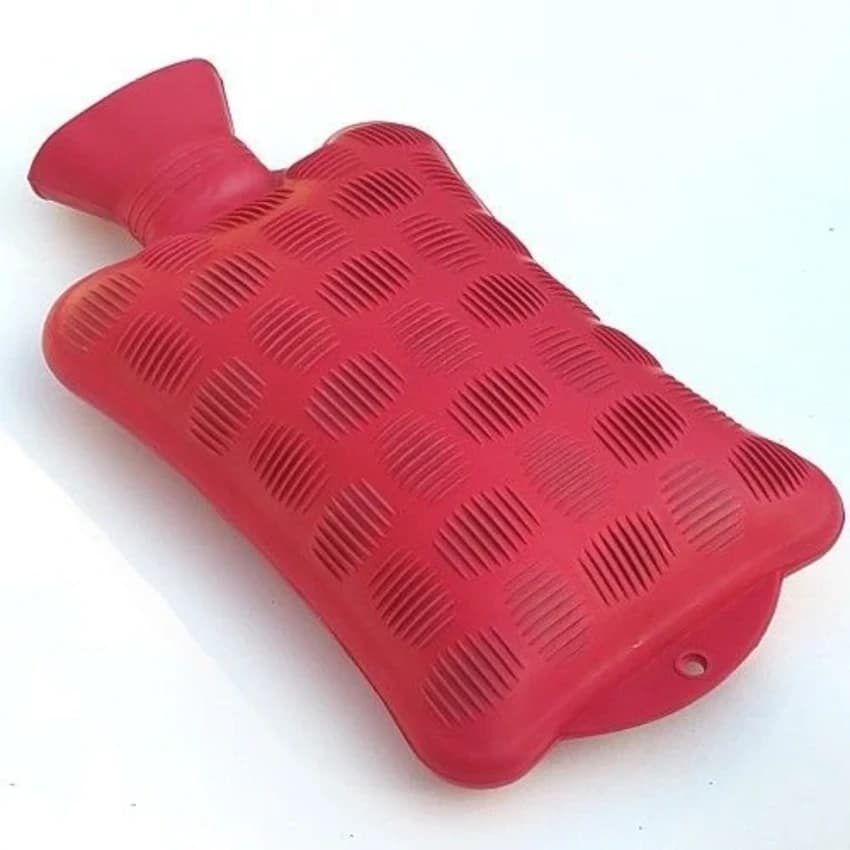 Rubber Rectangular Hot Water Bottle And Gel, Capacity: 2.5 Litre