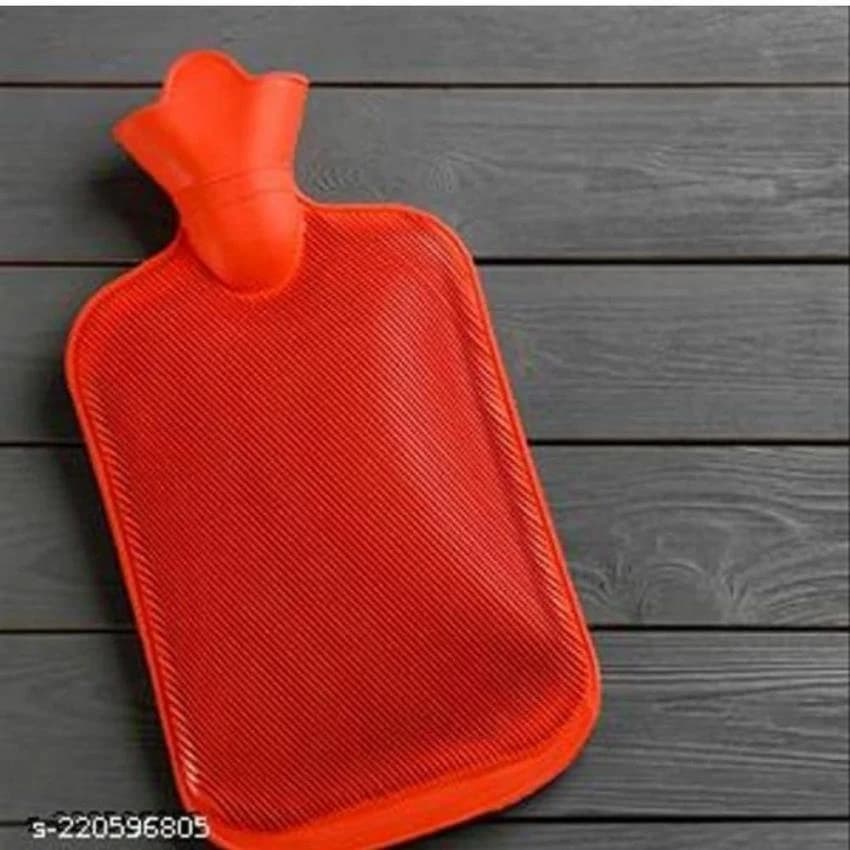 Rectangular Hot Water Rubber Bottle with free Stopper, 2 L