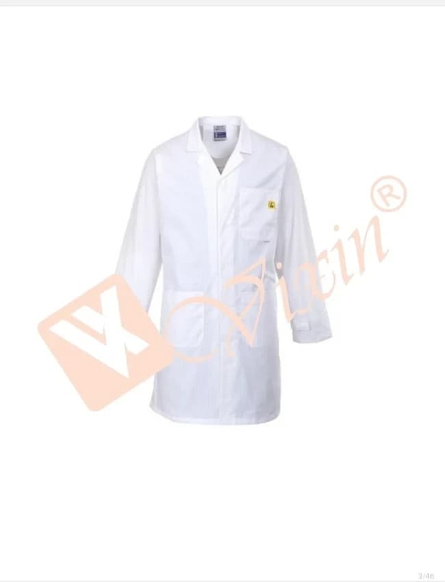 Polyester ESD Apron Coat, For WORKWEAR