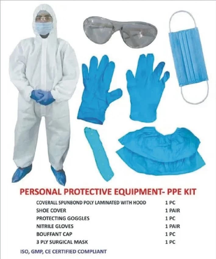 Disposable Safety Kit For Covid 19, For Medical