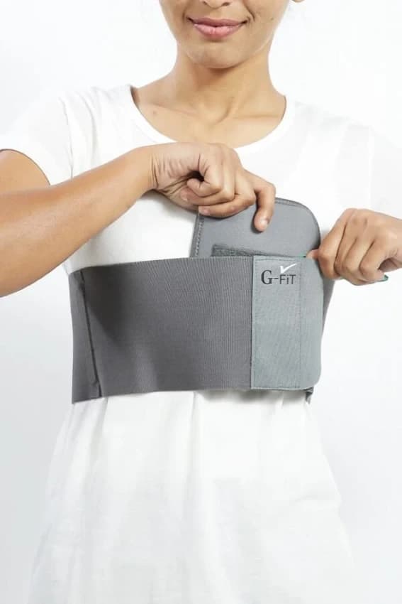 G Fit Polyester Rib Belt, Size: M