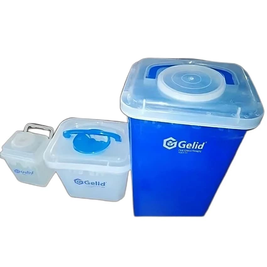 Blue Sharps Container, Capacity: 800 ml-10 L