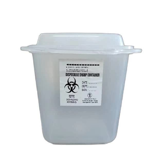 Transparent SHARP COLLECTOR 1.5 L, Capacity: 1-4 Litre