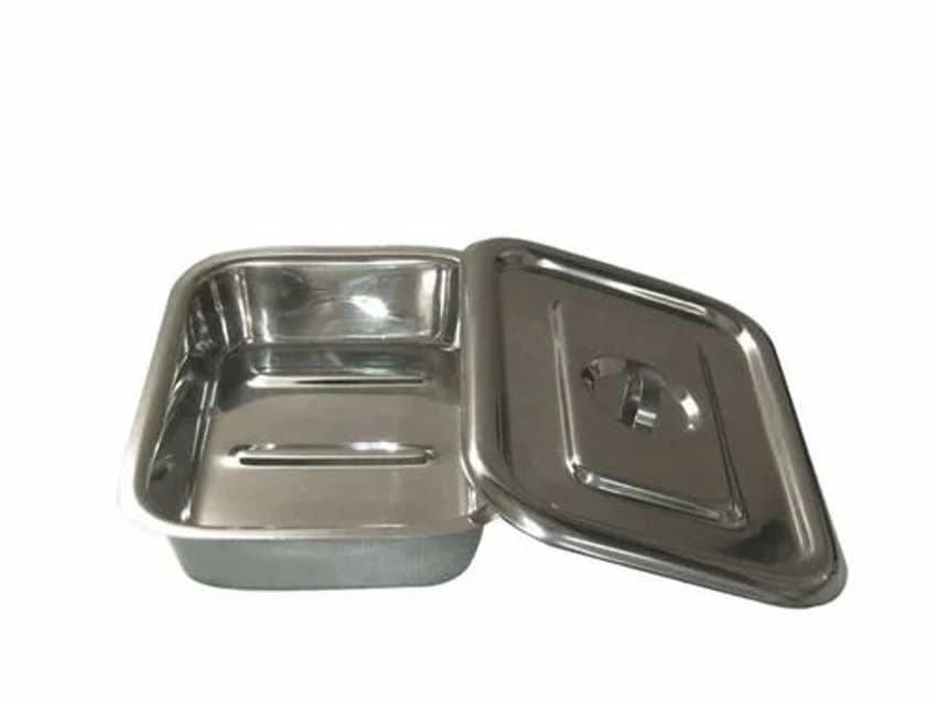 Stainless Steel Instrument Tray Desco, For Hospital -8*6"