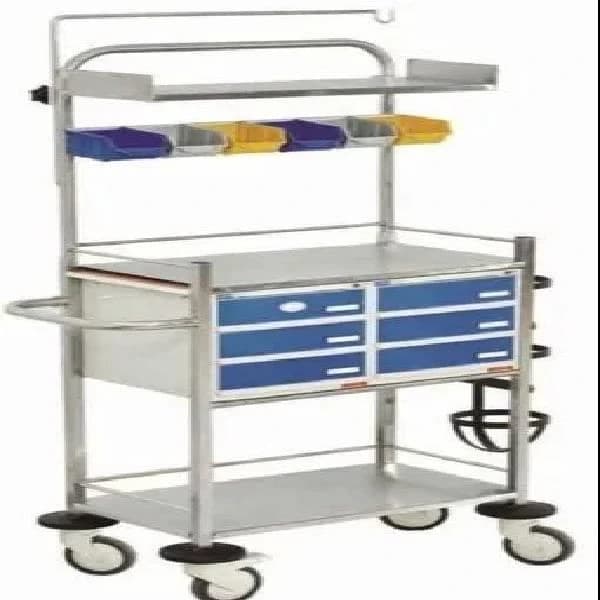 Crash Cart With Abs Drawers