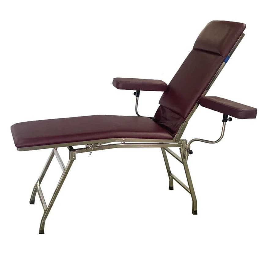 Blue Stainless Steel Portable Blood Donor Lounge, Size: 1x1x1