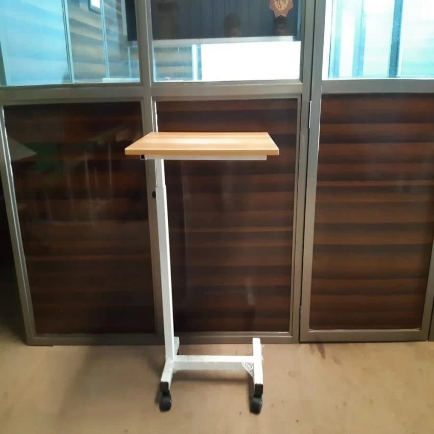 Overbed Table Patient Food Trolley, For Hospital, 50 Mm