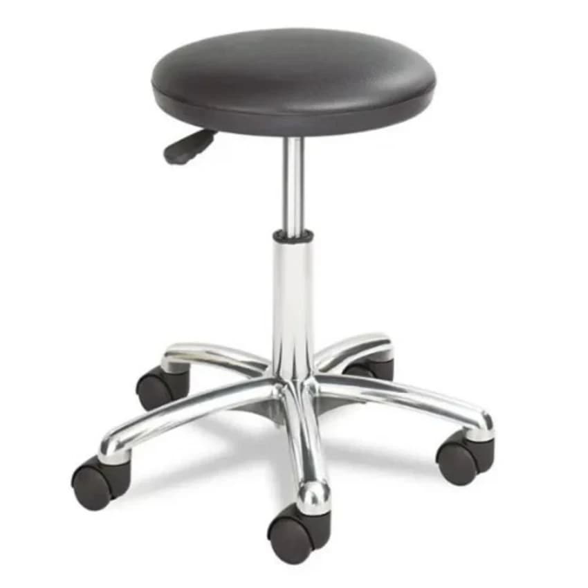 Round Leather BSI ESD Anti Static Stool, For Hospitals, Size: 15 Inch