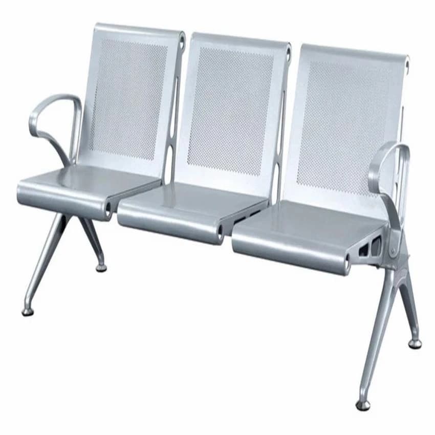 3 SATER FABRIC & IRON Ss Waiting Chair