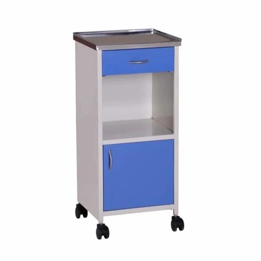 Hospital Bed Side Cabinet/ Patient Medicine Cupboard, Size: 400l X 400w X 810h mm