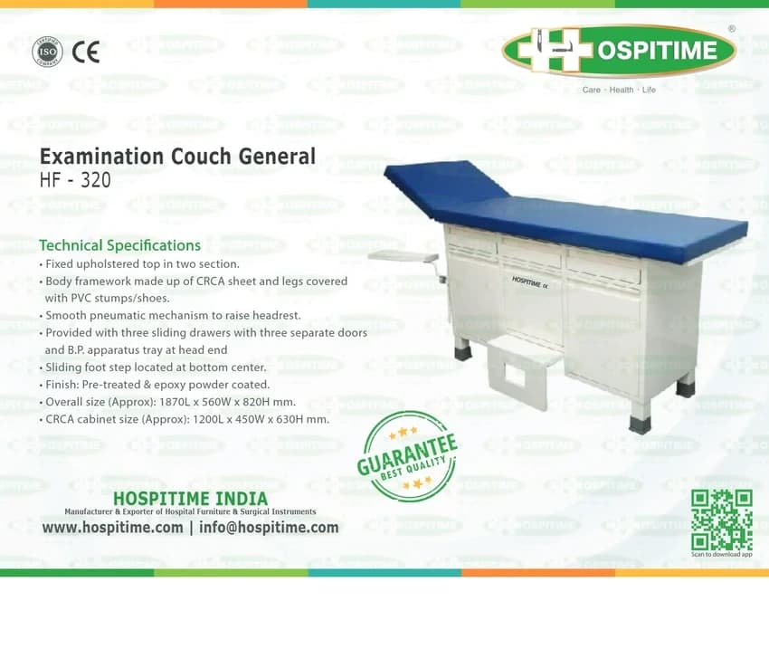 Hospitime Examination Couch, For Hospitals