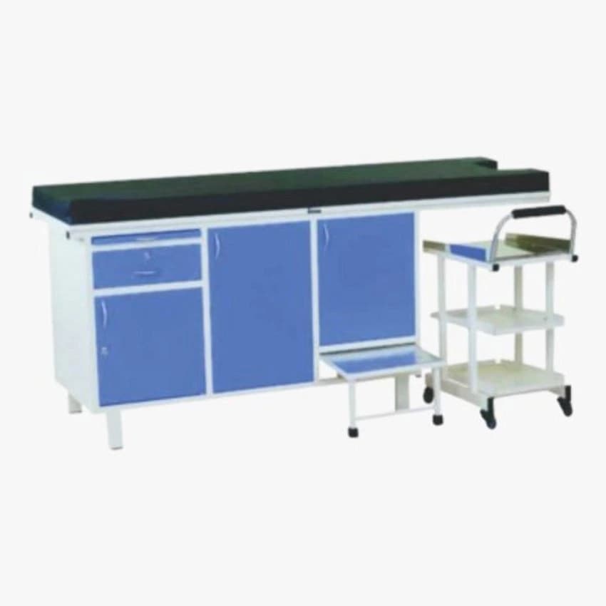 Examination Couch With Gynae Cut, 210 L X 90 W X 60 H Cm