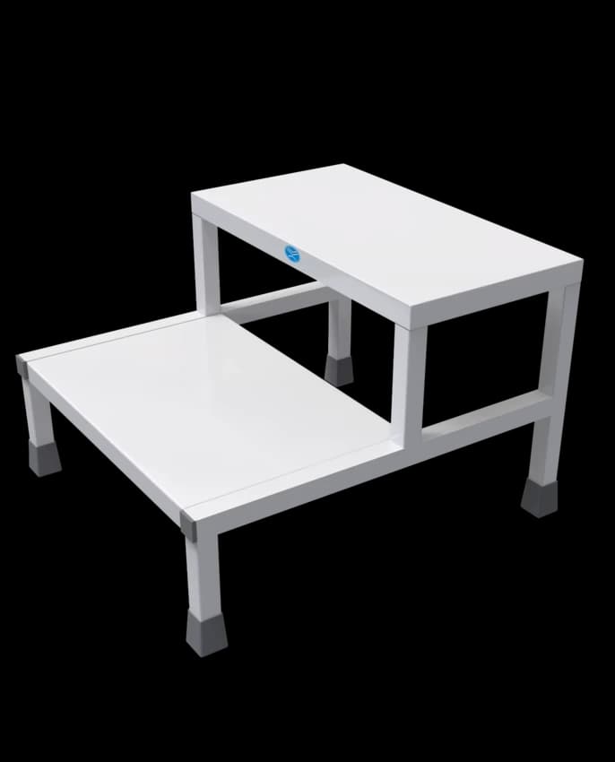 Stainless Steel Hospital Double Foot Step Stool